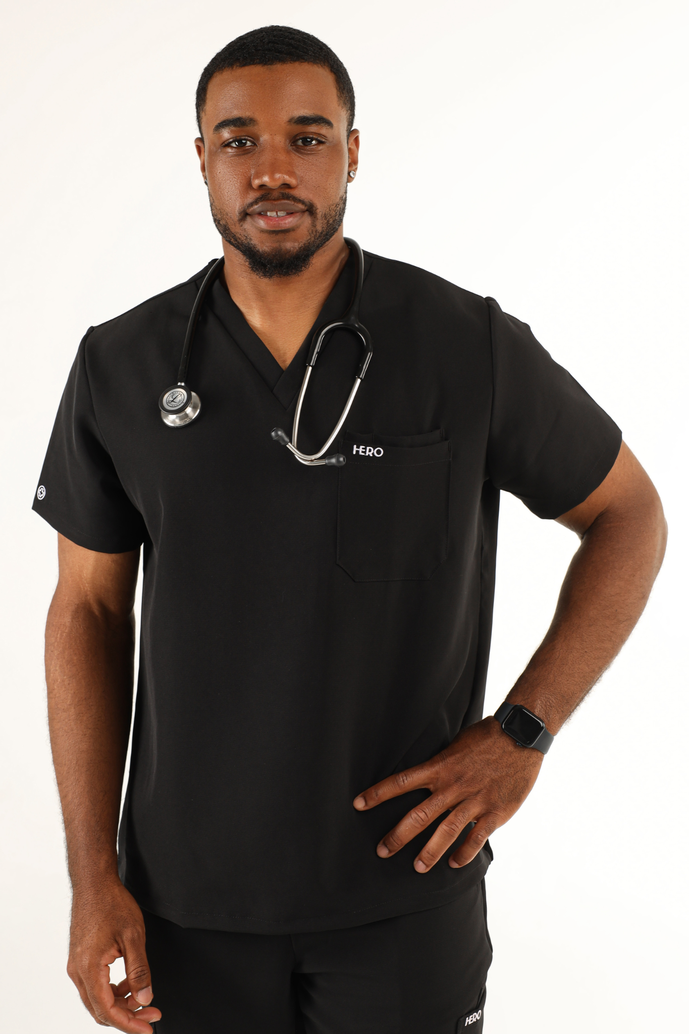 Victor Triple-Pocket Scrub Top™