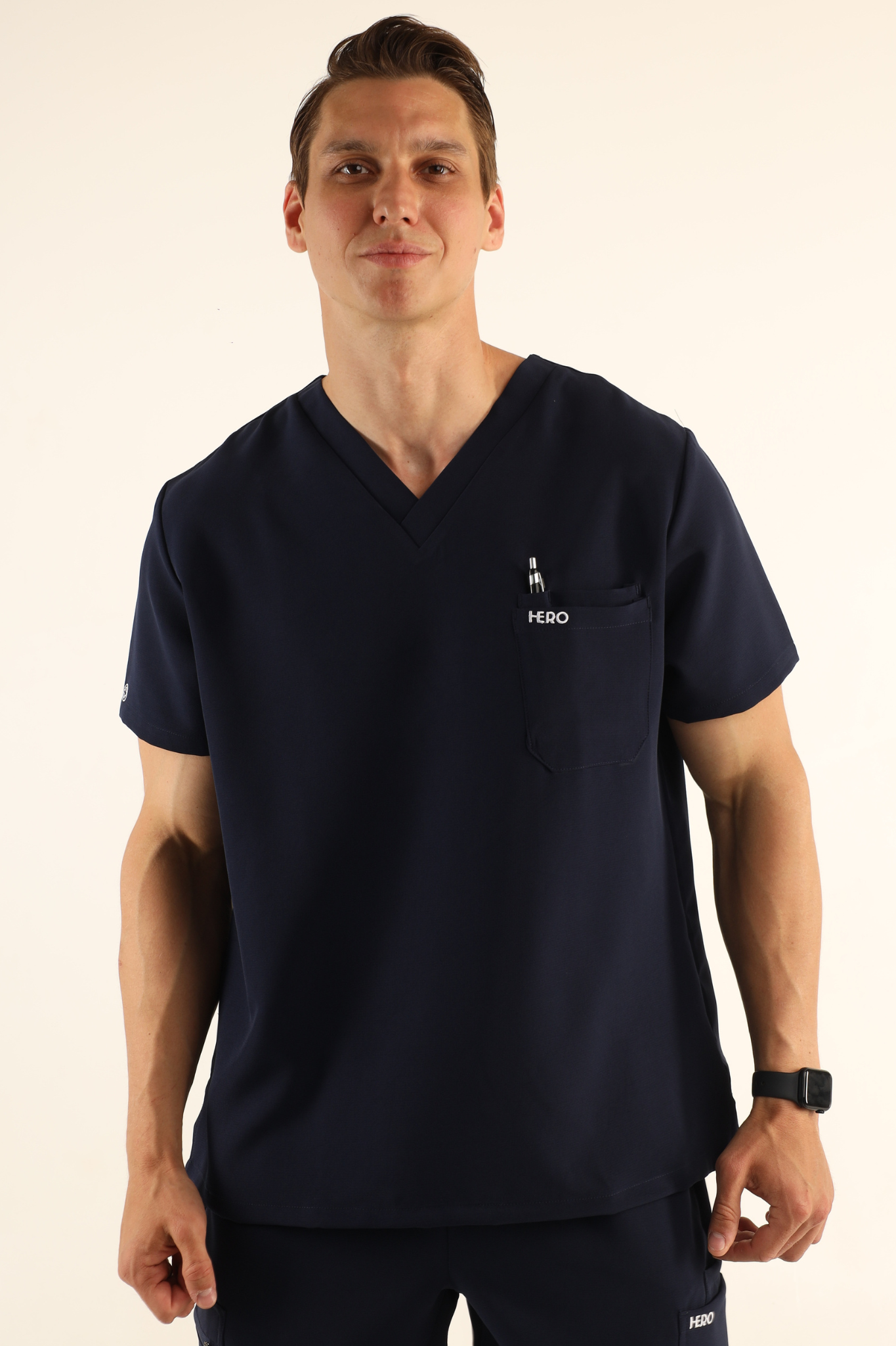 Victor Triple-Pocket Scrub Top™
