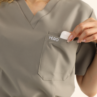 Veda Triple-Pocket Scrub Top™