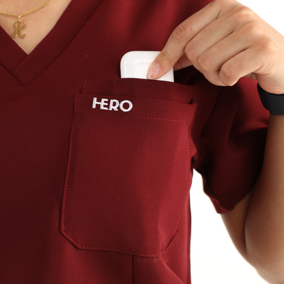 Veda Triple-Pocket Scrub Top™