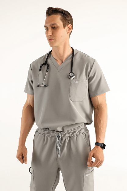 Victor Triple-Pocket Scrub Top™