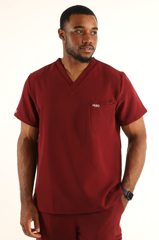 Victor Triple-Pocket Scrub Top™